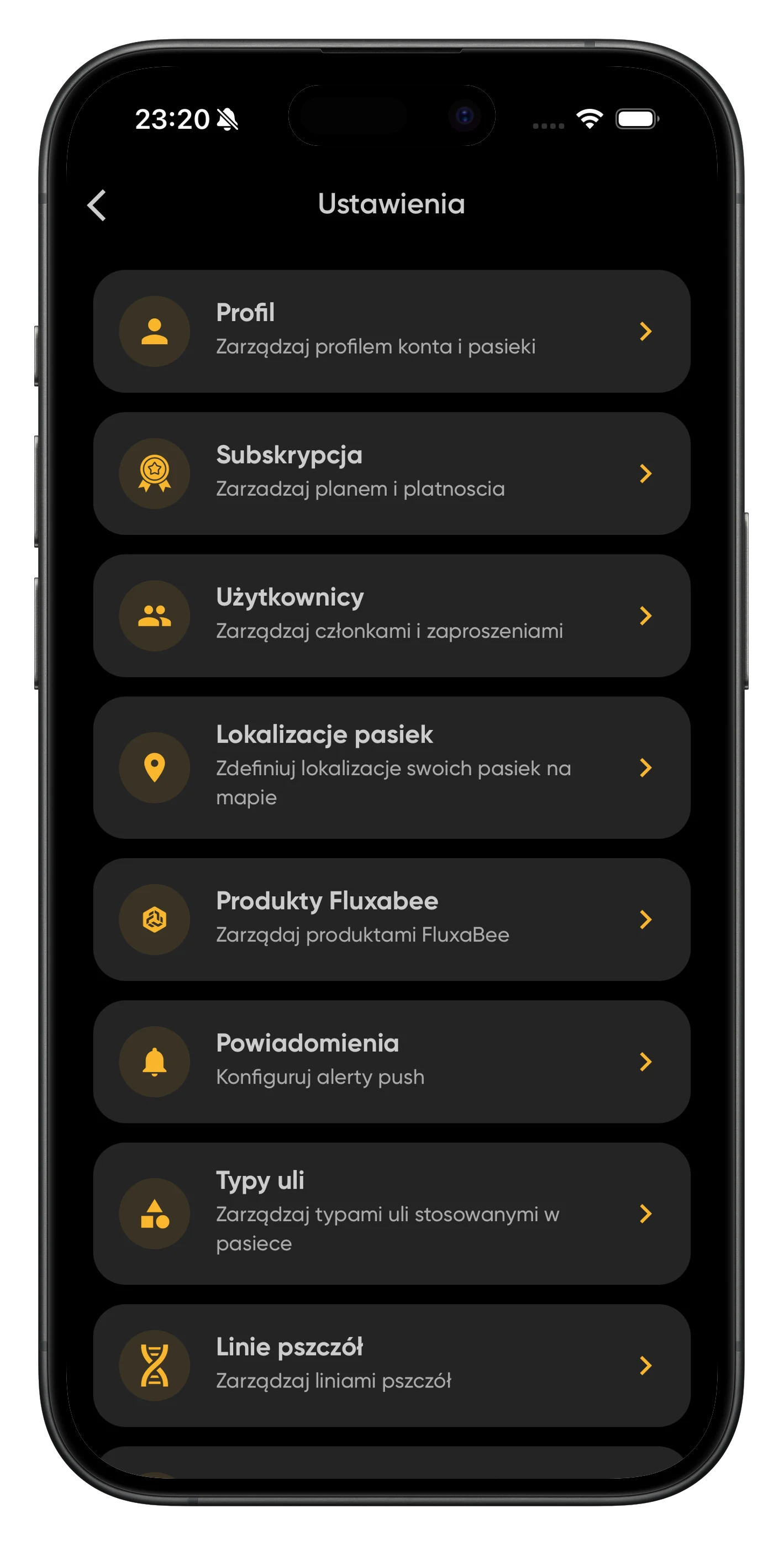 Voice recording screen