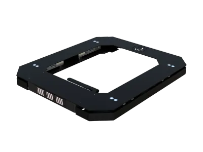 Fluxabee 4G hive scale with a flush solar panel and antenna inside the frame